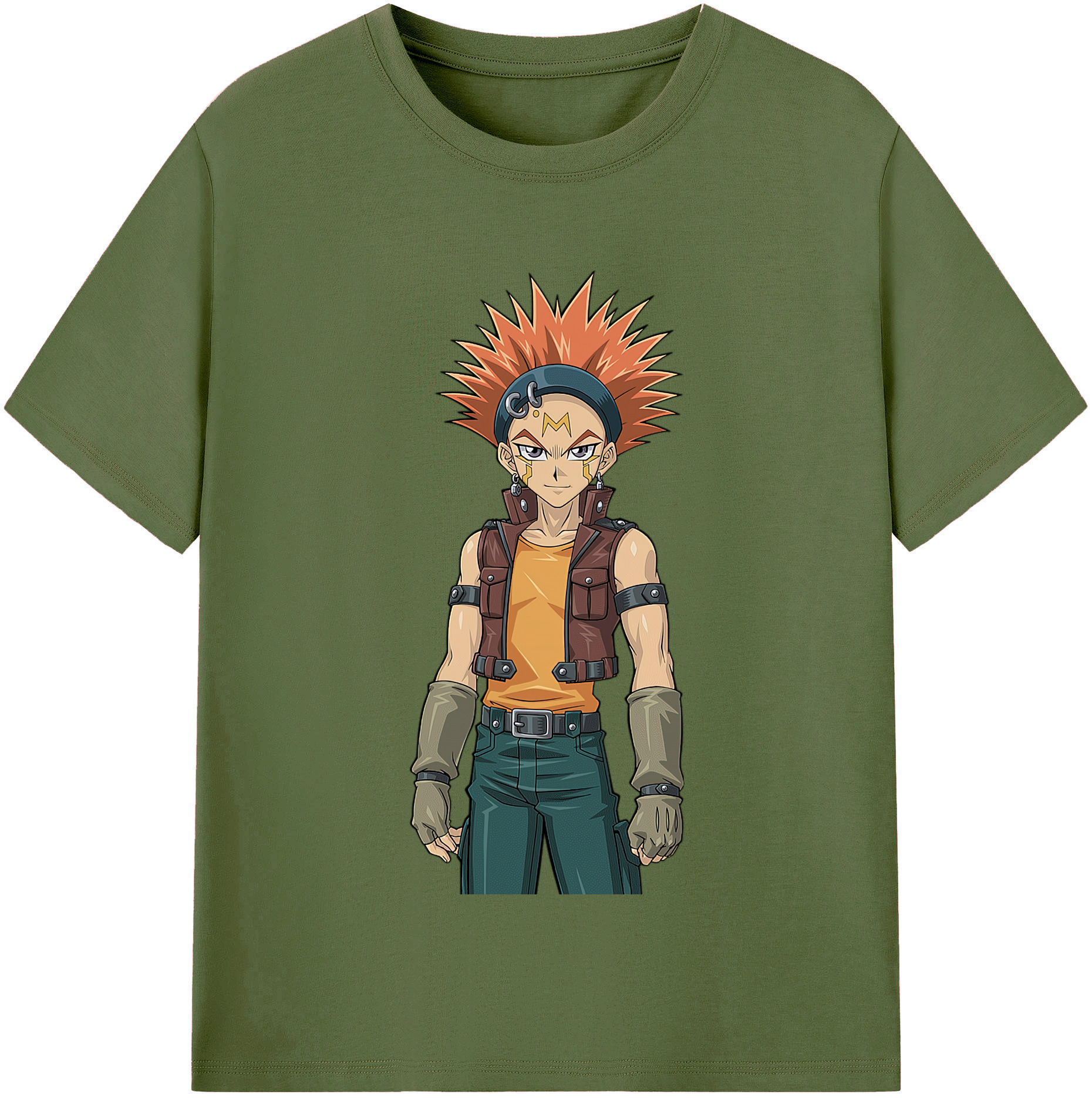 （画像用） 遊☆戯☆王 Yu-Gi-Oh! 綿100％半袖Tシャツ（フロントプリント）
